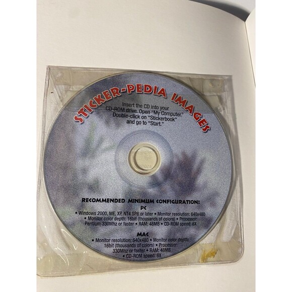 Dinosaurs Sticker-Pedia Jinny Johnson w/ CD-ROM Over 400 Stickers Silver Dolphin - Picture 2 of 10